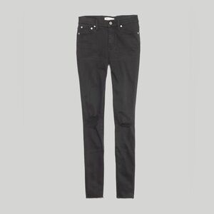 Madewell 9” Mid-Rise Black Sea Skinny Jeans |Size 27|